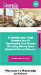 Mobile Screenshot of maharajaicecream.com